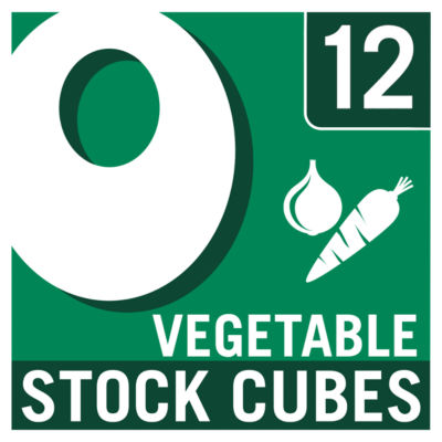 Oxo Vegetable Stock Cubes 12 pack 71g, imported from the UK