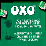 Oxo Vegetable Stock Cubes 12 pack 71g, imported from the UK
