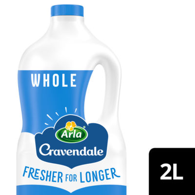 Arla Cravendale Filtered Fresh Whole Milk 2L