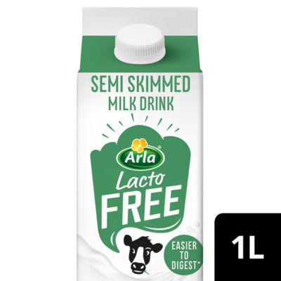 Arla Lactofree semi skimmed milk 1L - British product
