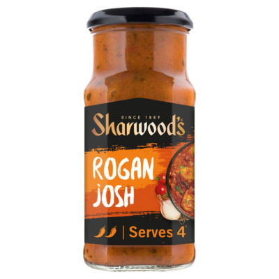 Sharwood's Indian Rogan Josh curry cooking sauce 420g (British brand)