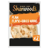 Sharwood's plain flame-baked naan bread 260g (British brand)