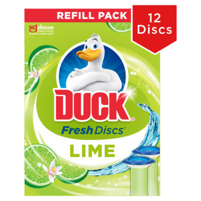 Duck toilet cleaner Fresh Discs Duo Refills Lime 72ml - British product