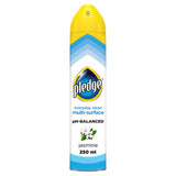 Pledge multi-surface cleaning aerosol Jasmine 250ml, imported from the UK