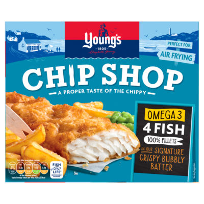 Young's Chip Shop Fish Fillets 400g (British brand)