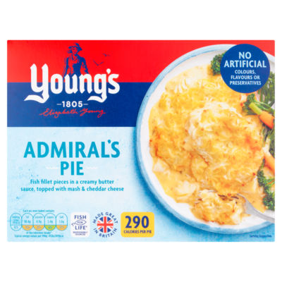 Young's Admiral's Fish Pie 300g (British brand)