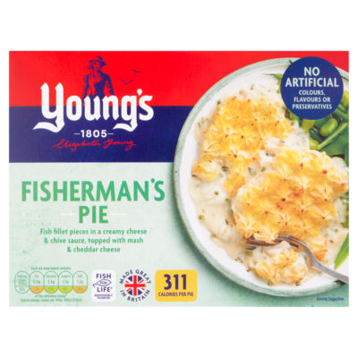 Young's Fisherman's Pie 300g Frozen (British brand)