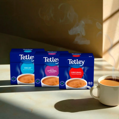 Tetley original black tea bags 125g (British brand)