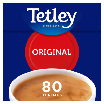 Tetley Original Tea Bags 250g (British brand)
