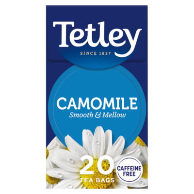 Tetley Pure Camomile Herbal Tea Bags x20 (British brand)