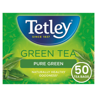 Tetley Pure Green tea bags 100g (British brand)