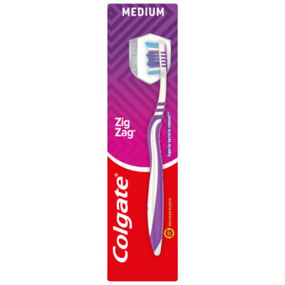 Colgate ZigZag Medium toothbrush - British product