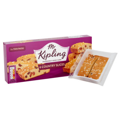Mr Kipling Country Cake Slices 6 Pack - British product