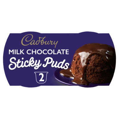 Cadbury milk chocolate sponge pudding dessert pot 95g - British product