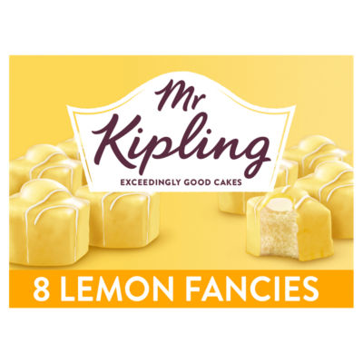 Mr Kipling Lemon French Fancies Cakes 8 pack