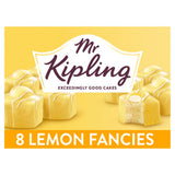 Mr Kipling Lemon French Fancies cakes 8 pack, imported from the UK