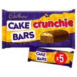 Cadbury milk chocolate crunchie cake bars 5 pack - British product