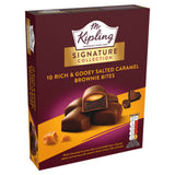 Mr Kipling salted caramel brownie bites 10 pack, imported from the UK