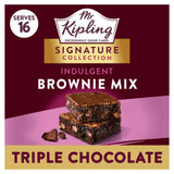 Mr Kipling triple chocolate brownie mix 379g, imported from the UK