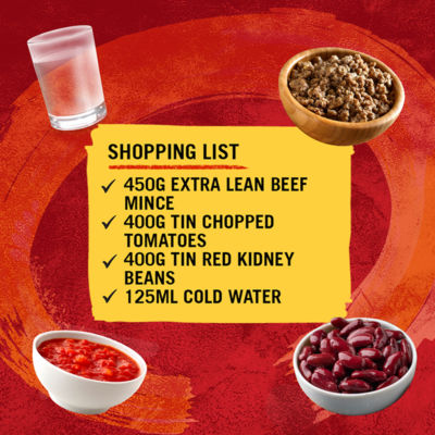 Schwartz Hot Chilli Con Carne Mix 41g (British brand)