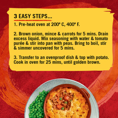 Schwartz shepherds pie recipe mix 38g (British brand)