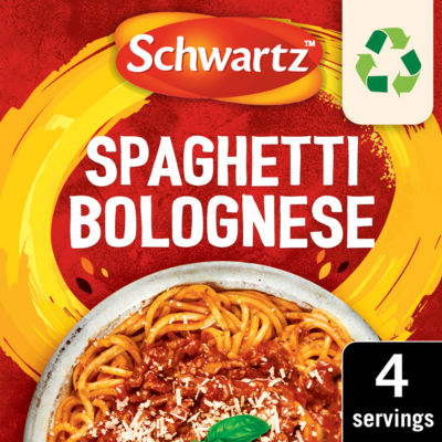 Schwartz spaghetti bolognese recipe mix 40g (British brand)