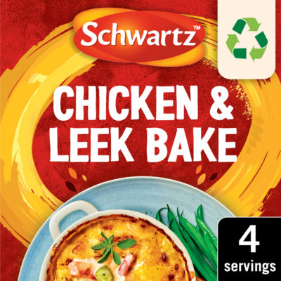Schwartz chicken and leek bake recipe mix 35g (British brand)