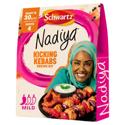 Schwartz Nadiya Kicking Kebabs recipe kit 75g (British brand)