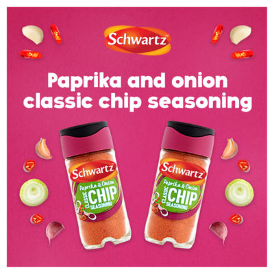 Schwartz paprika & onion chip seasoning 50g (British brand)