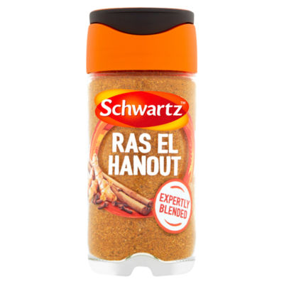 Schwartz Ras El Hanout spice mix 38g, imported from the UK