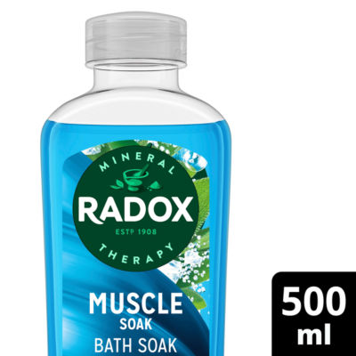 Radox Muscle Soak bath soak 500 ml, imported from the UK