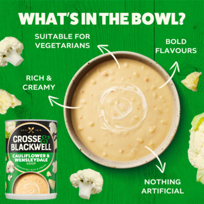 Crosse & Blackwell Cauliflower & Wensleydale Soup 400g - British product