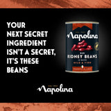 Napolina red kidney beans in water 400g, imported from the UK