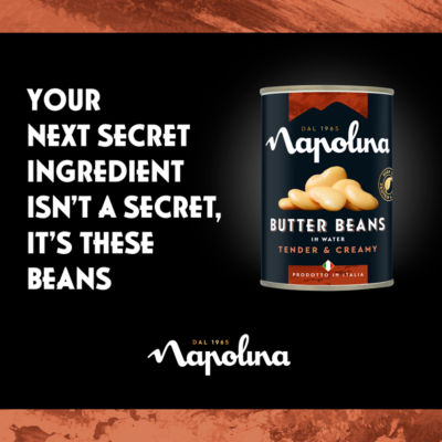 Napolina butter beans in water 400g, imported from the UK
