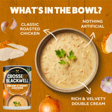 Crosse & Blackwell cream of roast chicken soup 400g - British product