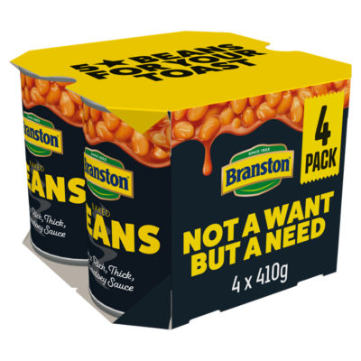 Branston Baked Beans Tomato Sauce 4 x 410g - British product
