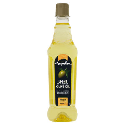 Napolina light in colour olive oil 500ml, imported from the UK