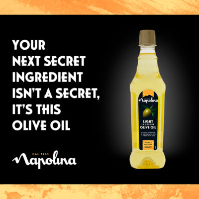 Napolina light in colour olive oil 500ml, imported from the UK