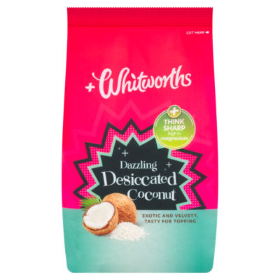 Whitworths Dazzling Desiccated Coconut 200g (British brand)