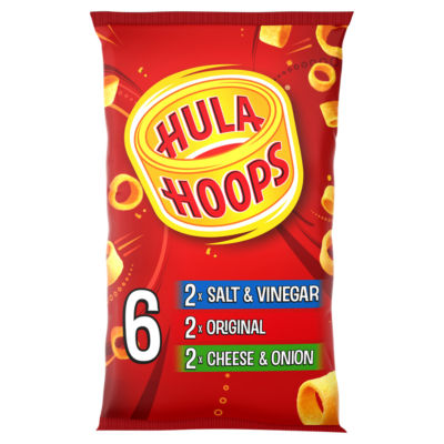 Hula Hoops variety multipack crisps 6 pack, UK version