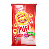 Hula Hoops Puft Salted Crisps 6 Pack, UK version