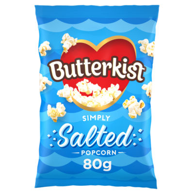 Butterkist salted popcorn 80g - British product