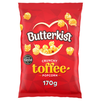 Butterkist crunchy toffee popcorn 170g - British product