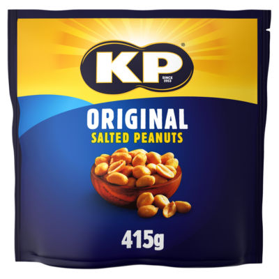 KP original salted peanuts 415g, UK version