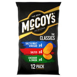 McCoy's Classic Multipack Crisps 25g Bags, imported from the UK
