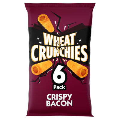 Wheat Crunchies Bacon Crisps 6 Pack