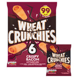 Wheat Crunchies bacon flavour crisps 6 pack (British brand)
