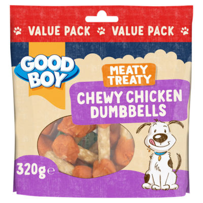 Good Boy chicken dumbbells dog treats 320g - British product