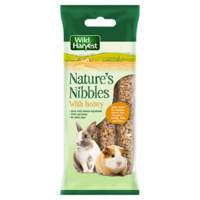Wild Harvest honey small animal treats 95g pack of 3 sticks (British brand)