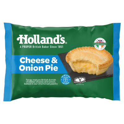 Holland's cheese and onion pie, UK version